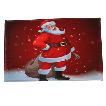 Nowy wesoły boże Narodzenie Santa Claus Bałwan wzór list podłoga drzwi wejściowe maty łazienkowe kryty dywan do kąpieli dla domu Nove7