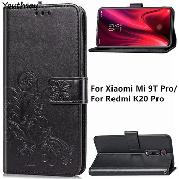 Dla Xiaomi Mi 9T Pro Case luksusowy PU skórzane etui portfel, telefon torba pokrowiec na Xiaomi Mi 9T Pro etui dla Xiaomi Redmi K20 Pro Case