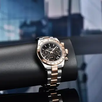 PAGANI konstrukcja marki mody zegarek kwarcowy męskie zegarki automatyczne chcesz nurkowanie 100 m Męskie męski zegarek sportowy chronograf szafirowe szkło dorywczo zegarki VK63