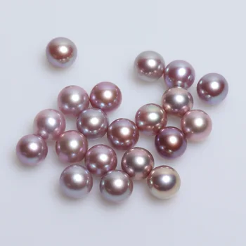 3a piękny 10szt 2.5 mm~4 mm wysokiej jakości naturalne słodkowodne perły biały różowy fioletowy okrągły perła formy do biżuterii