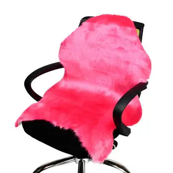 Zmywalny miękkie sztuczne dywan z овчиной futrzane dywaniki imitacja wełniany dywan do pokoju dziecka mata do salonu pokrywa siedziska krzesła