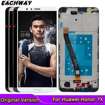 Oryginalny Huawei Honor 7X LCD ekran dotykowy Digitizer Assembly Honor7X Display BND-TL10 BND-AL10 BND-L21 wymiana Honor 7X lcd