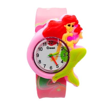 Kreskówka Syrena zegarki dla dzieci zabawki, zegarki dla dzieci, zegarki Kwarcowe dla dziecka dziecięce, zegarki dla dzieci, zegarki dziewczynka chłopiec PREZENT Relogio Montre