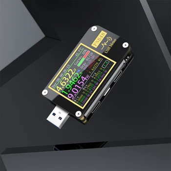 FNB48 woltomierz amperomierz szybki przenośny szybki prąd ładowania cyfrowy Typ C PD USB tester miernik wielofunkcyjny wyświetlacz LCD