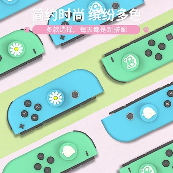 Switch Lite Joy Con Silikonowy joystick Thumb Grip Cover analogowe czapki dla Nintendo Switch NS Joy-con Controller thumbStick schwytanie
