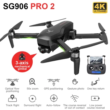 ZLRC SG906 PRO 2 GPS Drone z 3-osiowy anty-встряхивающей Самостабилизирующейся wału przegubowego kamerą 4K HD bezszczotkowy dron profesjonalny квадрокоптер