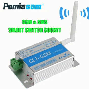 CL1 GSM Receiver & Switch for gate openers , Wireless Remote Controller GSM & SMS Smart Switch socket for Home Security Gate Bar