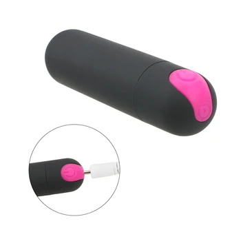 10 mini-bullet wibrator prędkość silna wibracja G-spot masażer potężny palec projekt ładowania USB sex zabawki dla kobiet