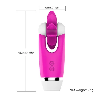 USB akumulator 12 tryb obrotu lizać język sex zabawki stymulacja łechtaczki wibrator dla kobiet dorosłych sex towary erotyczne zabawki