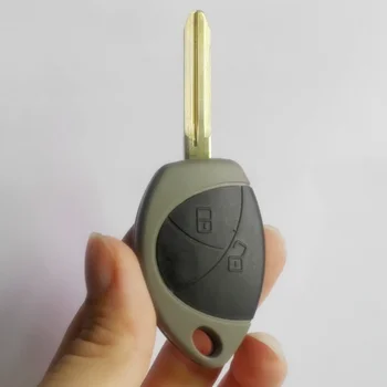 10 szt./lot z logo dla Malezji Toyota remote key shell 2 przyciski key fob blank cover case replacement