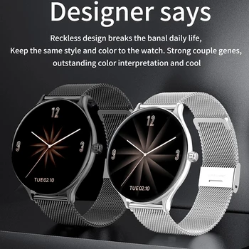 LIGE New Smart Watch Men Heart Rate Blood Oxygen Message Reminder wodoodporny sportowy pełny ekran multi-touch ze stali nierdzewnej zegarek smartwatch