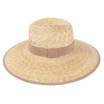 USPOP 2020 nowe letnie kapelusze damskie широкополые okulary, kapelusze naturalne otręby słomkowe kapelusze w oprawie jazzowa korona słomkowe kapelusze okulary