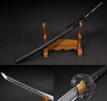 Nowy Bushido ręcznie katany, miecze miecze samurajów japońskie miecze ostre miecze, metalowe, rzemiosło stop цуба długi miecz фидестисан