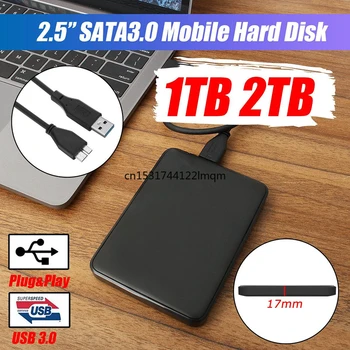 Zewnętrzny dysk twardy HD 1TB 2TB High capacity SATA USB 3.0 urządzenie pamięci masowej Oryginał do komputera laptopa