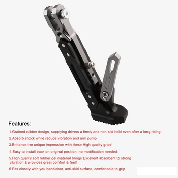 Motocykl uniwersalny CNC stopu aluminium regulowany podnóżek boczna podstawka akcesoria do motocykli