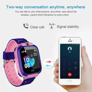 Dla Q12 Smart Watch For Children 1.44 Inch Student Smart Wristband Dial Call Voice Chat Kids Gift Bracelet
