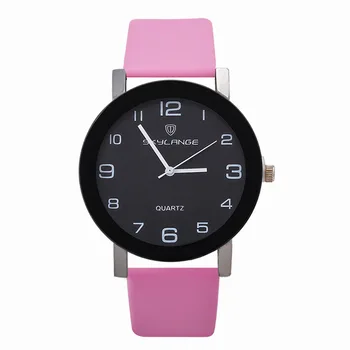 2020 Quick-selling New Classic Digital Black Watch Candy Pu Quartz Simple Leisure For Men And Women