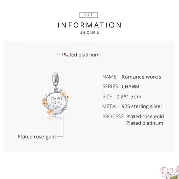 MOWIMO prawdziwe srebro próby 925 zaproponować małżeństwo zawieszenia różowe koraliki pasują Srebrny oryginalna bransoletka wisiorek biżuteria BNC147