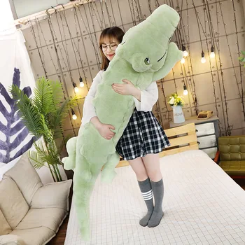 Nowy Gigantyczny Rozmiar Długi Piękny Krokodyl Pluszowe Zabawki Miękkie Kreskówka Zwierząt Lalka Wróble Chłopak Sypialnia Poduszka Dziecko Prezent