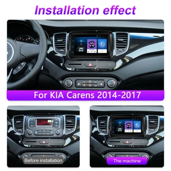Dla KIA Carens 2013-2018 9 cali Android 10 AM, FM z RDS DSP 2 Din samochodowy odtwarzacz multimedialny nawigacja GPS WIFI jednostka auto stereo