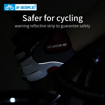 INBIKE pełna palec na Rowerze rękawice MTB rower rękawiczki ekran dotykowy żel łagodny odkryty fitness Sport rękawice akcesoria do rowerów