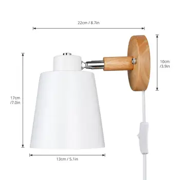 CETANT Nordic wall lamp nowoczesny, minimalistyczny dom sypialnia led ścienne kinkiety stół kuchenny salon nocne kinkiety Oświetlenie E27
