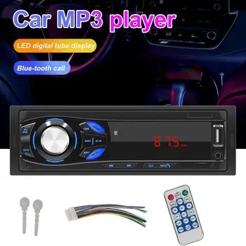 Radio 1 DIN samochodowy stereo odtwarzacz MP3, radio FM AUX karta TF U dysk głowicy w desce rozdzielczej cyfrowy media odbiornik samochodowy odtwarzacz MP3
