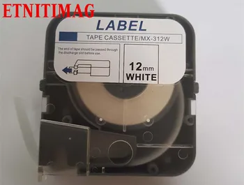Tusze taśmy kasety etykiety zgodny lm-tp312y(5 mm 9 mm 12 mm+biały żółty)dla MAX LETATWIN kabel ID drukarka lm-380a,lm-390a