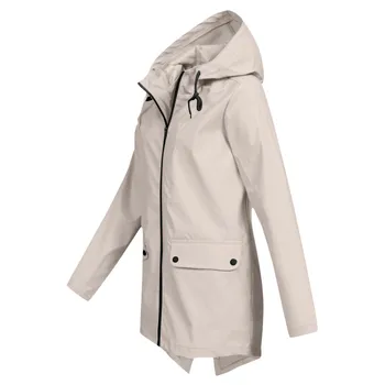 Nowe szybkoschnące damskie kurtki skórzane damskie płaszcze superlekka casual kurtka plus rozmiar z kapturem, wodoodporna wodoodporna, odzież #F