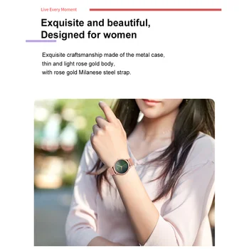 Smart Watch 2020 DT66 Smartwatch Water Resistant IP67 WhatsApp, Instagram Notifications Blood Pressue Oxgen Health Women ' s Watche