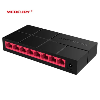 Mercury Gigabit switch 8 port network switch hub Desktop Switch Fast Ethernet Network Full lub Half duplex Exchange ( SG108M )
