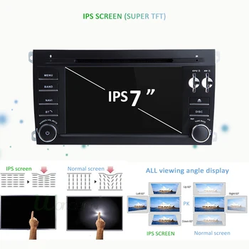 DSP IPS 2 Din Android 10 samochodowy odtwarzacz DVD odtwarzacz multimedialny nawigacja GPS dla Porsche Cayenne 2003-2010 Radio fm stereo głowicy obd2