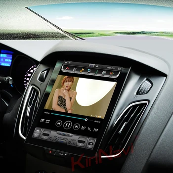 KiriNavi pionowy ekran Tesla styl Android 10.0 samochodowy odtwarzacz Dvd odtwarzacz multimedialny dla Ford Focus Auto Radio Automotivo GPS 2012-2018