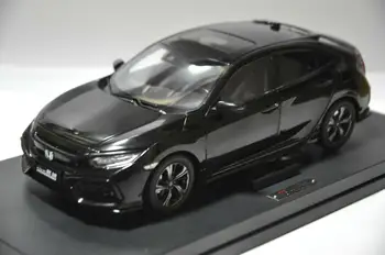 1:18 model odlewu do Honda Civic 2020 MK10 czarny hatchback stop zabawka samochód miniaturowa kolekcja prezentów
