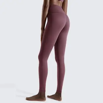 СИРОКАН kobiety matte lekkie polary legginsy z wysokim stanem brzuch kontrola treningu jogi spodnie 28 cali