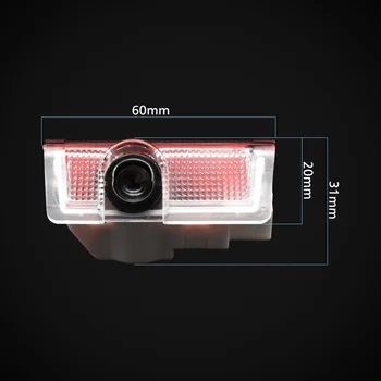 2szt dla AMG LED Car Door Light logo Welcome Light dla Mercedes Benz E300 W205 W166 W176 W246 W212 GLA GL E A B C Class